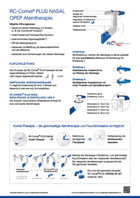 RC-Cornet PLUS – Kurzanleitung