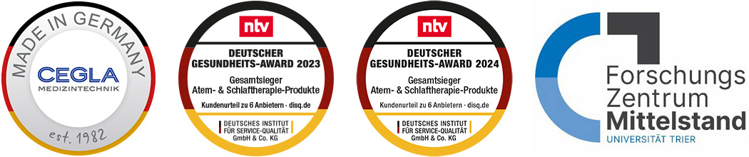 siegel_made-in-germany_dga_2025_quer Auszeichnungen und Gütesiegel, darunter Made in Germany, Gesundheits-Award 2023 und 2024